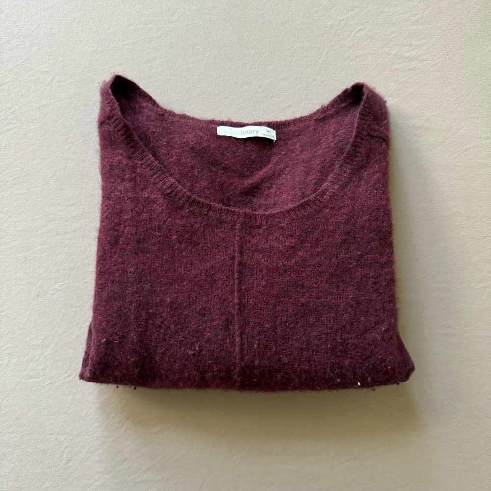 Subtle Luxury Flared Cashmere Sweater